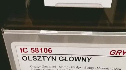 93 minuty opóźnienia IC 58106 Gryf - oczywiście jak jadę xd Stary Sarmata w PKP:/ Ciekawa przesiadka