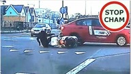 Wywrotka skuterem na skrzyżowania w Gdańsku #1234 Wasze Filmy