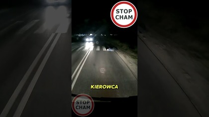 Uciął sobie drzemkę na przejściu dla pieszych #stopcham #dashcam#wideorejestrator #prawojazdy