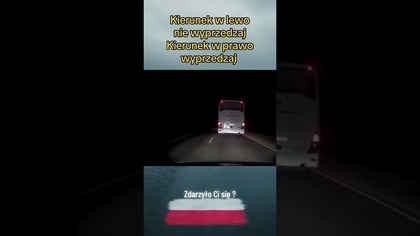 Kierunek w lewo  nie wyprzedzaj.  W prawo  jedź.  Zaufanie na drodze#ruchdrogowy #zaufanie