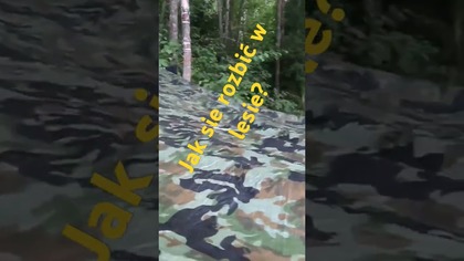 Obóz w lesie nad jeziorem w Finlandii.  #travelvlog #autostop #podróże #survival #camping #polska