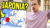 Obróciliśmy Mapę Europy i zapytaliśmy gdzie leży Japonia!