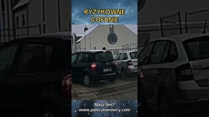 Cofasz bez patrzenia? O krok od tragedii!  #uwaga #droga #wypadek #shorts