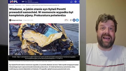Był Kompletnie Pijany Ale Media i Tak Wybielają Syna Sylwii Peretti - Analiza Ator Finanse