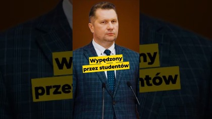 Przepędzony przez studentów...   #Czarnek #Jaki #Bocheński #PiS #PiStoMafia #wybory #polityka