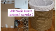 Jak samodzielnie zrobić kosz Zrób to sam| DIY| Uporządkowana