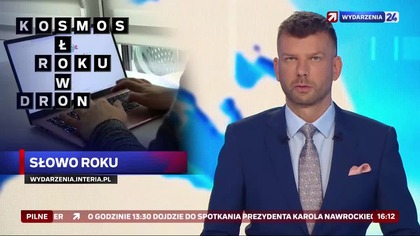 Wydarzenia 24 - Fragment Wydarzeń 15:50 o Słowie 2025 roku w Polsce (08. 01. 2026)