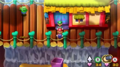 W nowej wersji kolorowej gry Mario &amp; Luigi Superstar Saga pomagamy braciom Mario pokonać złą czarownicę Cacklettę, kt&oacute;ra chce przejąć władzę nad Fasolowym Kr&oacute;lestwem.