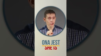 Ona jest w PRESENT CONTINUOUS