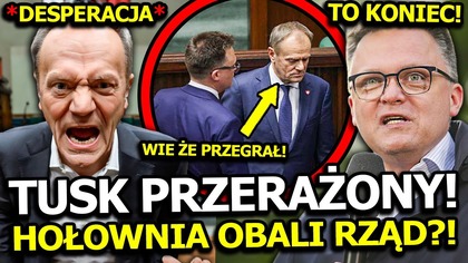 NAGŁY ZWROT AKCJI! RZĄD TUSKA UPADNIE ZA MIESIĄC!? HOŁOWNIA MA PLAN ZNISZCZENIA PREMIERA!