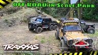 RC Car OFF ROAD in Scale Park MW-Freaks with TRAXXAS TRX-4 Defender d110 / MaxeeRC
