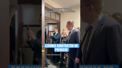 PRZEMYSŁAW CZARNEK KANDYDATEM PIS NA PREMIERA