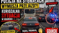 Nieoznakowany radiowóz wymusza przejazd?! Chaos na skrzyżowaniu w Gdańsk