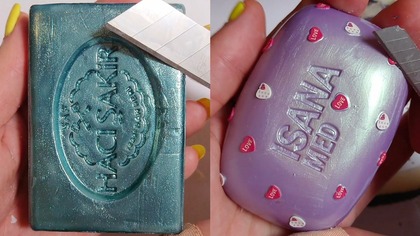 Soap Carving ASMR Relaxing Sounds no talking Satisfying ASMR Video