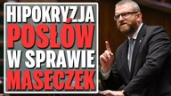 Hipokryzja posłów w sprawie maseczek.