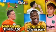 Szczęsny zagrał, bo Inaki Pena SPÓŹNIŁ SIĘ! Wojtek TOP! Vinicius ZAWIESZONY! Burza z udziałem Lewego