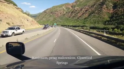 Z zachodu na wsch&oacute;d I-70 przez Glenwood Springs