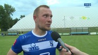 Adrian Łuszkiewicz po meczu w Zielonej Górze - 12. 08. 2023r.