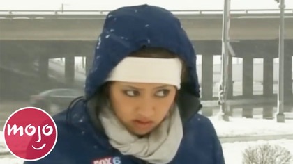 Top 10 Funniest News Report Bloopers in Extreme Weather