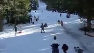 Wypadek na sankach