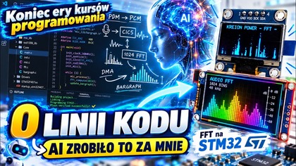 Koniec ery kursów programowania! STM32 Audio, nie napisałem ani jednej linii kodu! Twój inżynier AI.