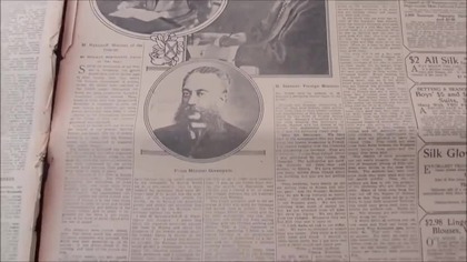 Old Newspaper Reads Six million Jews Died in 1915 1938 Before Hitler was in power