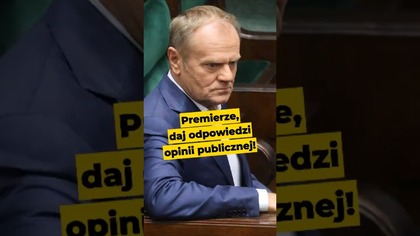 Premierze, daj odpowiedzi opinii publicznej! #Piński #ListaPińskiego #media #polityka #służby #Tusk