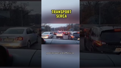 240 km z sercem na pokładzie  Wyścig z czasem! #Policja #Transplantacja #Życie