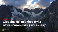 Topniejący lodowiec może spaść z Mont Blanc