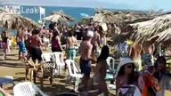 Taka tam zdyma na plaży