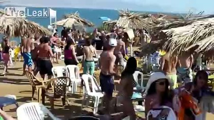 Taka tam zdyma na plaży
