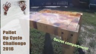 Pallet Up Cycle Challenge 2016 - End grain coffee table with secret compartment