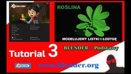 3 Modelujemy listki i łodygę w programie #blender krok po kroku #tutorial ogrodnictwo i architektura