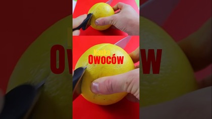 Nauka owoców dla dzieci - grejpfrut żółty