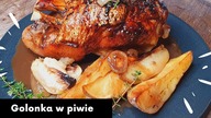 Golonka w piwie z jabłkami i ziemniakami.  #golonka #wpiwie