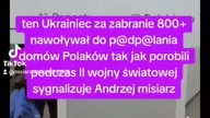 ten upadliniec nawoływał do podpalania polskich domów za zabranie 800 plus