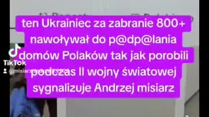 ten upadliniec nawoływał do podpalania polskich domów za zabranie 800 plus