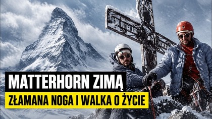 Po wejściu na Matterhorn doszło do wypadku.  Uwięzieni w śnieżnym piekle