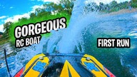 1st TIME Launching RC Boat! PRO BOAT Speed RC Boat First Run