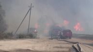 Ogromny pożar stacji paliw na Ukrainie