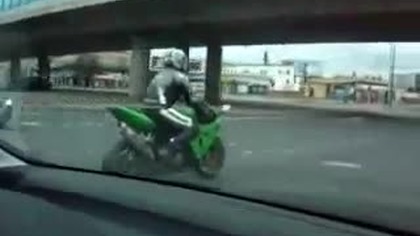 Kawasaki Stunt in Poland