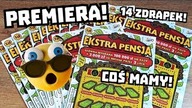 Zdrapki Lotto  Premiera! 14 zdrapek Extra Pensja!  Nie ma to jak szczęśliwa zdrapka! 