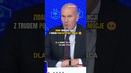 Zinedine Zidane powstrzymywał się od emocji podczas jako selekcjoner reprezentacji Francji 
