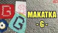 Jak zrobić makatkę z literką G , nauka literek #diy #crochet #handmade #alphabet #tutorial #176