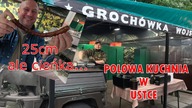 Kiełbasa 25cm ale czy nie za cieńka - POLOWA KUCHNIA W USTCE / Oddaszfartucha