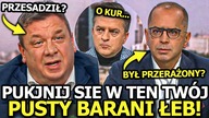 POTĘŻNA SZARPANINA W PROGRAMIE NA ŻYWO! WÓJCIK I SZCZERBA SKOCZYLI DO GARDEŁ! PUKNIJ SIĘ W ŁEB!