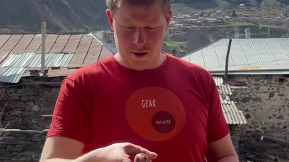 Tradycyjny gruziński słodycz z orzechów i owoców- churchkhela.