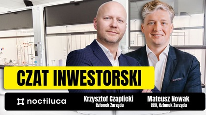 CZAT INWESTORSKI.  Kondycja finansowa, strategia i przyszłość spółki NOCTILUCA