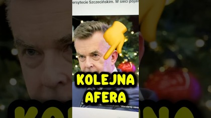 KOLEJNA AFERA WIECZORKA