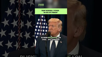 Trump rozmawiał z Putinem.  On chce być pomocny #shorts